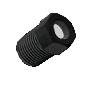 [MSR01-S] R1/8'' Plastic Silencer Black Compact