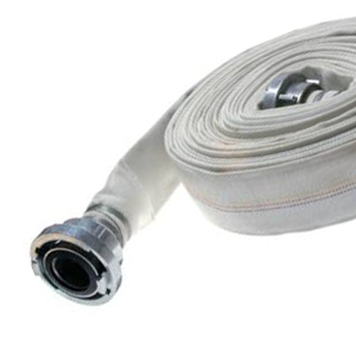 [HL-PL-WHI-25-30] Lay flat hose with 25-D Storz coupling 25 mm (ID) 30 m roll