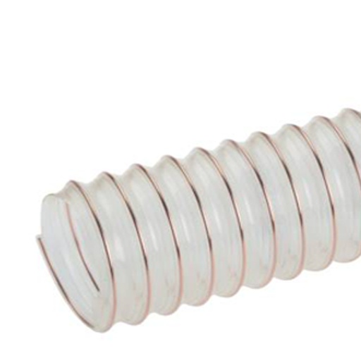 [HL-PUR-F-L-40-5] Antistatic PUR pressure and suction hose 40 mm (ID) 28 mm (BR) 5 m food-grade