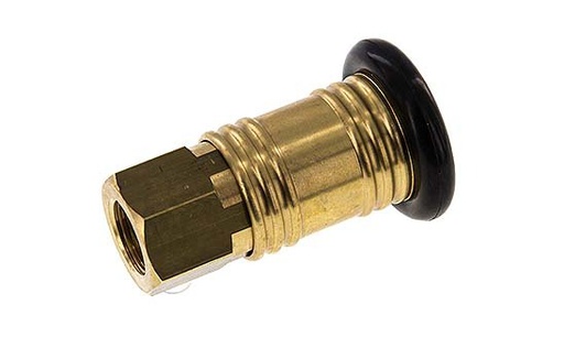 [CLS12-F-B-012] Brass DN 12 Air Coupling Socket G 1/2 inch Female