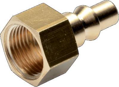 [CLP5ARO-F-B-012] Brass DN 5.5 (Orion) Air Coupling Plug G 1/2 inch Female