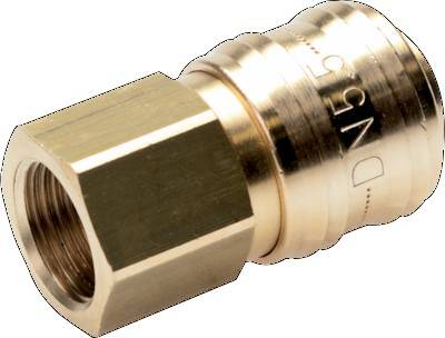 [CLS5ARO-F-B-038] Acoplamiento de aire de latón DN 5,5 (Orion) Enchufe G 3/8 pulgadas Hembra