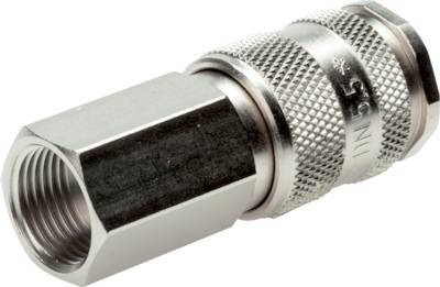 [CLS5ARO-F-BN-BL-012] Nickel-plated Brass DN 5.5 (Orion) Air Coupling Socket G 1/2 inch Female