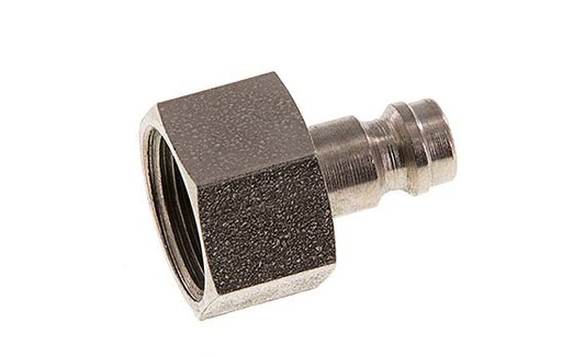 [CLP5-F-STN-P-038] Hardened steel DN 5 Air Coupling Plug G 3/8 inch Female