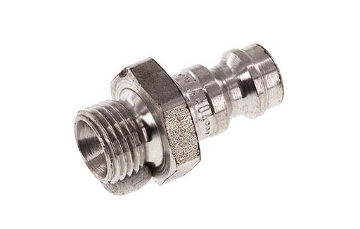 [CLP5-M-SSL-P-018] Edelstahl 316L DN 5 Luftkupplungsstecker G 1/8 Zoll Außengewinde