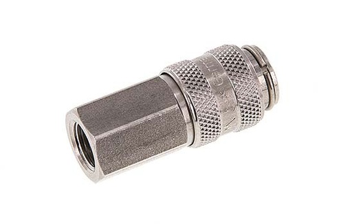 [CLS5-F-S-018] Acoplamiento de aire de acero inoxidable DN 5 Enchufe G 1/8 pulgadas Hembra