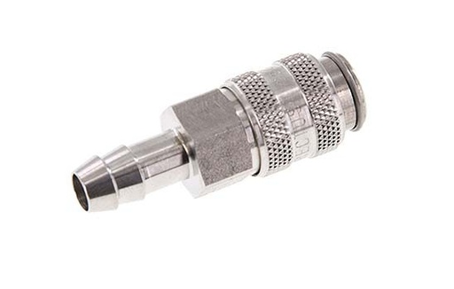 [CLS5-H-SSL-P-8] Acero inoxidable 316L DN 5 Acoplamiento de aire de 8 mm Pilar de manguera