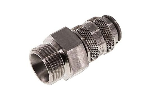 [CLS5-M-SSL-P-038] Acero inoxidable 306L DN 5 Acoplamiento de aire Enchufe G 3/8 pulgadas Macho