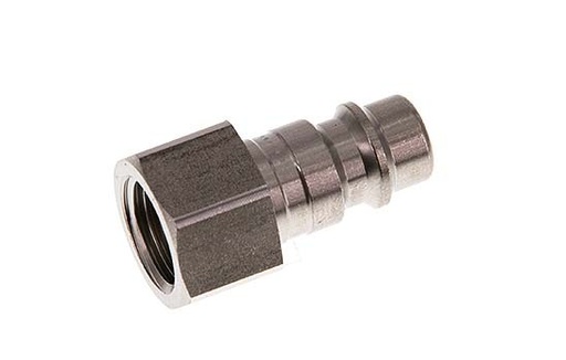 [CLP7-F-S-014] Stainless steel DN 7.2 (Euro) Air Coupling Plug G 1/4 inch Female