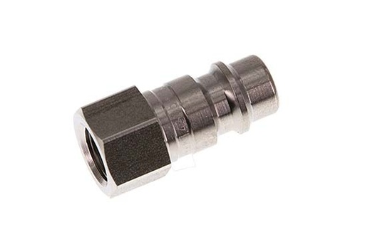 [CLP7-F-S-018] Stainless steel DN 7.2 (Euro) Air Coupling Plug G 1/8 inch Female