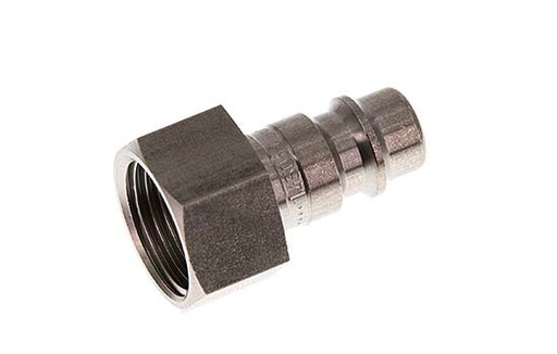 [CLP7-F-S-038] RVS DN 7.2 (Euro) Luchtkoppeling Insteeknippel G 3/8 inch Binnendraad