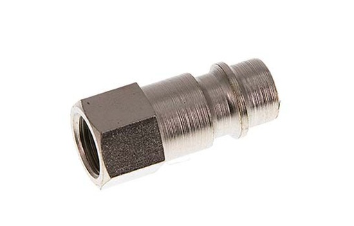 [CLP7-F-ST-018] Hardened steel DN 7.2 (Euro) Air Coupling Plug G 1/8 inch Female