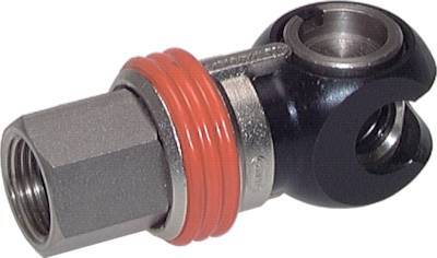 [CLS7-F-EN-SEW-012] Acero DN 8 Acoplamiento de seguridad para aire Enchufe G 1/2 pulgada Hembra