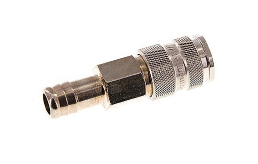 [CLS7-H-STN-BL-13] Acero endurecido DN 7.8 Enchufe de anclaje de aire 13 mm Pilar de manguera