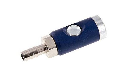 [CLS7-H-ST-SEP-10] Acier trempé DN 7.4 Raccord d'air de sécurité avec bouton poussoir Pilier de tuyau 10 mm