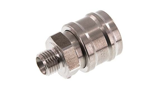 [CLS7-M-S-014] Stainless steel DN 7.2 (Euro) Air Coupling Socket G 1/4 inch Male