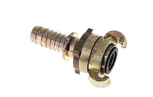 [CL42-15-H-IN-SE-SC-034] Cast Iron DN 15 DIN 3238 Twist Claw Coupling 19 mm (3/4'') Hose Barb Collar