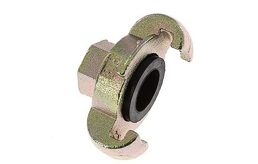 [CL42-15-F-IN-038] Cast Iron DN 15 DIN 3489 Twist Claw Coupling Rp 3/8'' Female