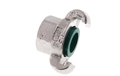 [CL42-20-F-SF-034] Acero inoxidable DN 20 DIN 3489 Acoplamiento de garras giratorias Rp 3/4'' hembra