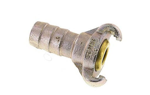 [CL42-19-H-IB-100] Cast Iron DN 19 DIN 3489 Twist Claw Coupling 25 mm (1'') Hose Barb