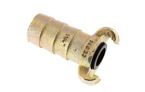 [CL42-20-H-IN-114] Cast Iron DN 20 DIN 3489 Twist Claw Coupling 32 mm (1 1/4'') Hose Barb