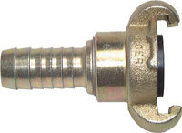 [CL42-10-H-IN-R-012] Cast Iron DN 10 DIN 3489 Twist Claw Coupling 13 mm (1/2'') Hose Barb Rotary
