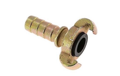 [CL42-14-H-IN-SC-012] Cast Iron DN 8.5 DIN 3489 Twist Claw Coupling 13 mm (1/2'') Hose Barb Collar