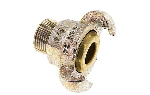 [CL42-17-M-IB-034] Cast Iron DN 17 DIN 3489 Twist Claw Coupling G 3/4'' Male