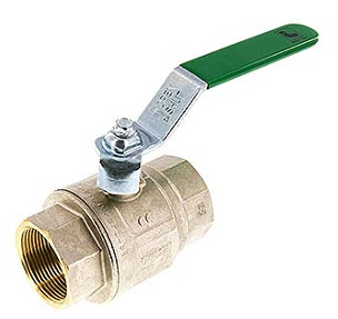 [BL2BC-M-DW-112] Rp 1-1/2 inch Drinkwater 2-Weg Messing Kogelkraan