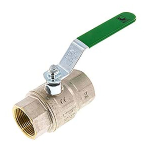 [BL2BC-M-DW-114] Rp 1-1/4 inch Drinkwater 2-Weg Messing Kogelkraan