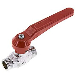 [BL2BN-M-MM-038] Vanne à boisseau sphérique en laiton à 2 voies, filetage mâle G 3/8 pouce