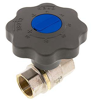 [BL2BN-M-SCL-DWGA-114] Rp 1-1/4 inch Soft Close Hand Wheel Gas and Water 2-Way Brass Ball Valve