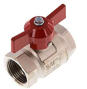 [BL2BN-M-SD-NK-034] G 3/4 inch Butterfly Handle Compact 2-Way Brass Ball Valve