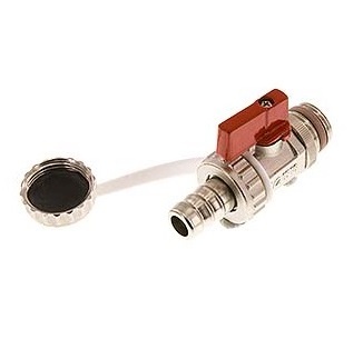 [BL2BN-MBF-012] G 1/2 inch Brass 2-Way Boiler Filling and Draining Ball Valve