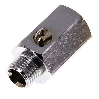 [BL2BN-SCM-MF-012] Mâle à femelle G 1/2" 2 voies en laiton Mini vanne à bille actionnée par un tournevis 15 Bar