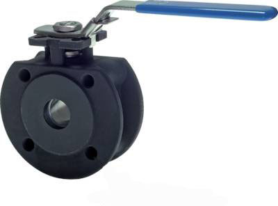 [BL2E-AMF-SD-100-16] DN 100 PN 16 Steel 2-Way Compact Flanged Ball Valve