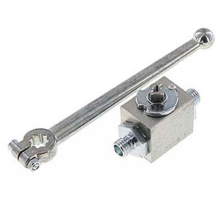 [BL2E-MHY-CRL-6] Anneau de coupe 6 L 2-Way Hydraulic Steel Ball Valve