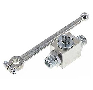 [BL2E-MHY-CRS-10] Cutting Ring 10 S 2-Way Hydraulic Steel Ball Valve