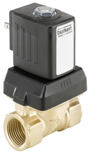 [250518] Magnetventil G1'' NC Messing FKM 0-10bar/145psi 230VAC Wasserschlagschutz 6213 250518