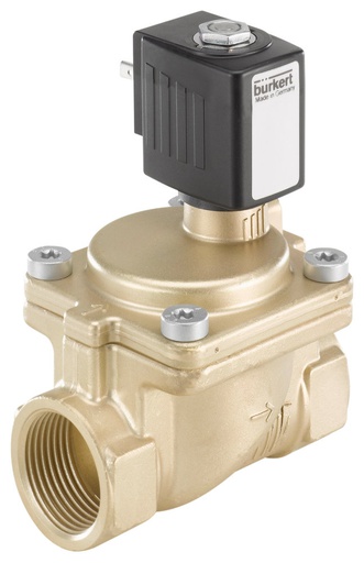 [229510] Solenoid Valve G3/8'' NC Brass EPDM 0.2-16bar/3-232psi 24VDC Anti-Waterhammer Drinking Water 6281 229510