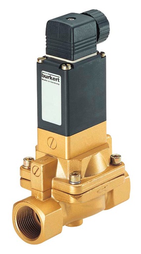 [302190] Solenoid Valve G1'' NC Brass FKM 0.2-12bar/3-174psi 24VDC Anti-Waterhammer 5282 302190