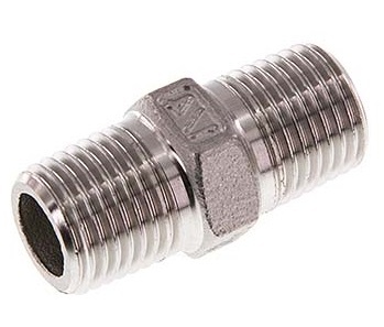 [FL2S-M-SH-112R] R 1 1/2'' Acero inoxidable de doble espiga 16 Bar