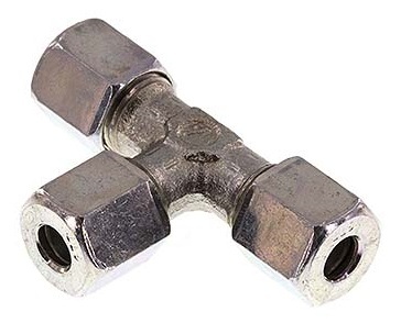 [FL3T-C-EZ-04-LL] 4LL Anillo de corte en T de acero galvanizado 100 Bar DIN 2353