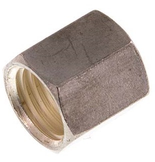 [UNL-S-06-L-C] M12x1.5 x 6L Stainless steel Union nut for Compression ring