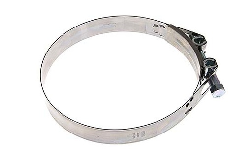 [SL-SM-200-30-N] 187 - 200 mm Hose Clamp with a Stainless Steel 304 30 mm band - Norma