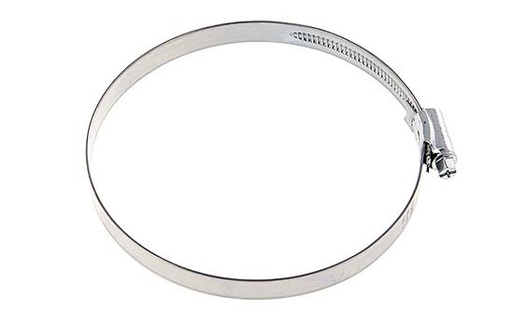 [SL-E-120-12-I] Collier de serrage de 100 - 120 mm avec une bande de 12 mm en acier galvanisé - idéal