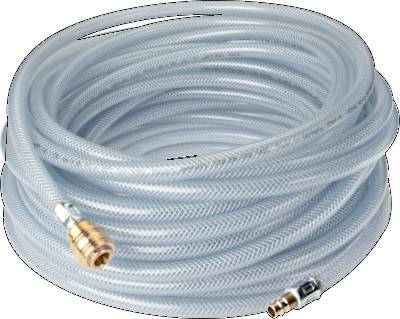 [HL-PVC-FW-CLE-13-20-10] Compressed air hose with DN 7.2 coupling, 16 bar, 10 meter, 20 mm outer diameter