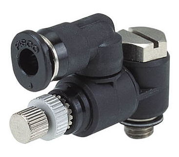 [JSM4-M5B] 4mm - M5 Meter-In Universal Flow Control Valve