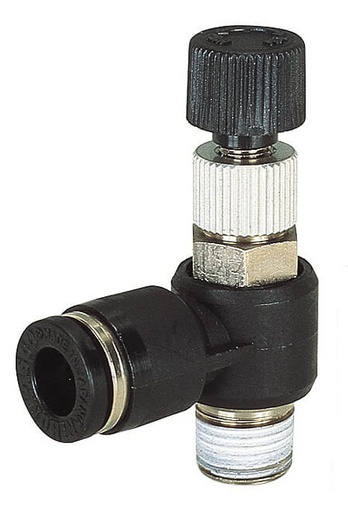 [JPC6-M5] 6mm - M5 Elbow Pressure Control Valve