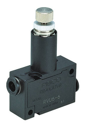 [RVU6-6] 6mm - 6mm Union Pneumatic Pressure Regulator